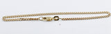 9ct Gold Solid Curb Link Bracelet