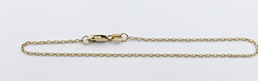 9ct Gold Oval Belcher Bracelet