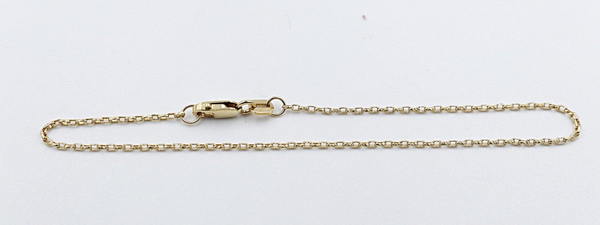 9ct Gold Oval Belcher Bracelet