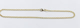 9ct Gold Belcher Link Anklet 9YB1