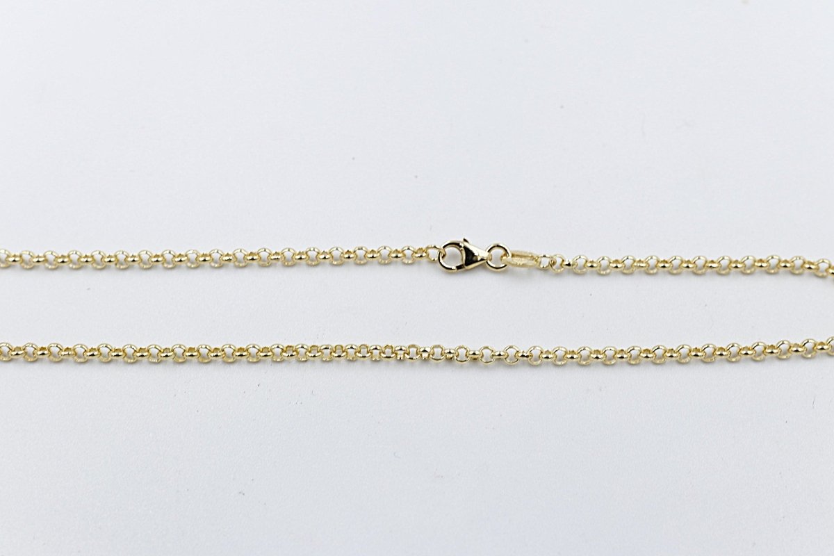 9ct Gold Belcher Link Anklet 9YB1