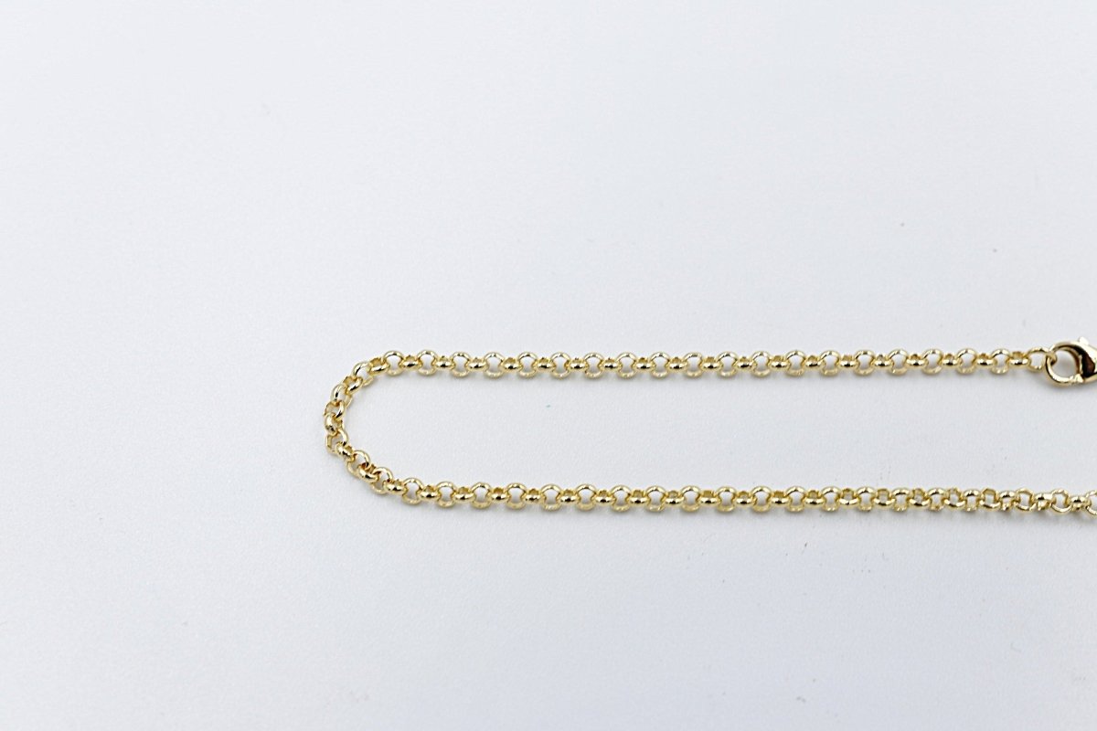 9ct Gold Belcher Link Anklet 9YB1