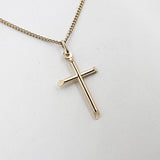 9ct Gold Cross 20mm 5P0102