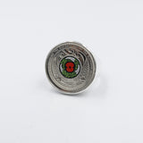Stg Silver Heavy New Zealand ANZAC coin Ring ALX475AZC