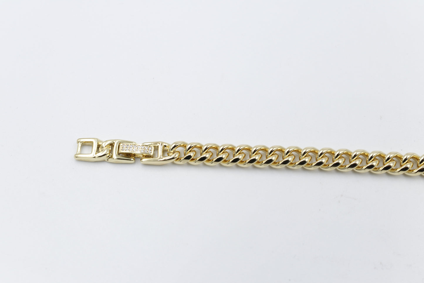 Gold Plated On steel Curb Bracelet T302706795