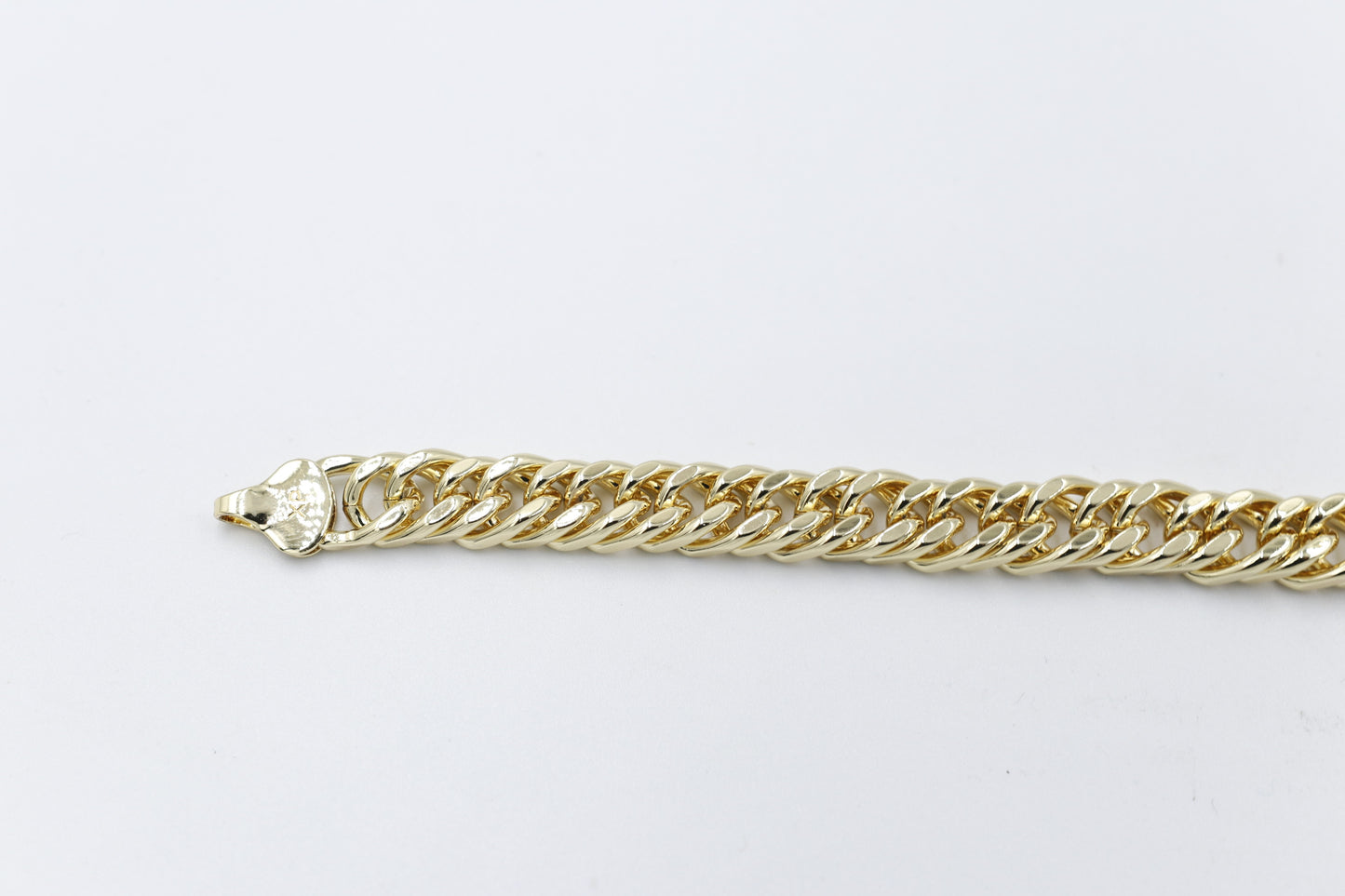 Gold Plated On steel Double Curb Bracelet T302506410