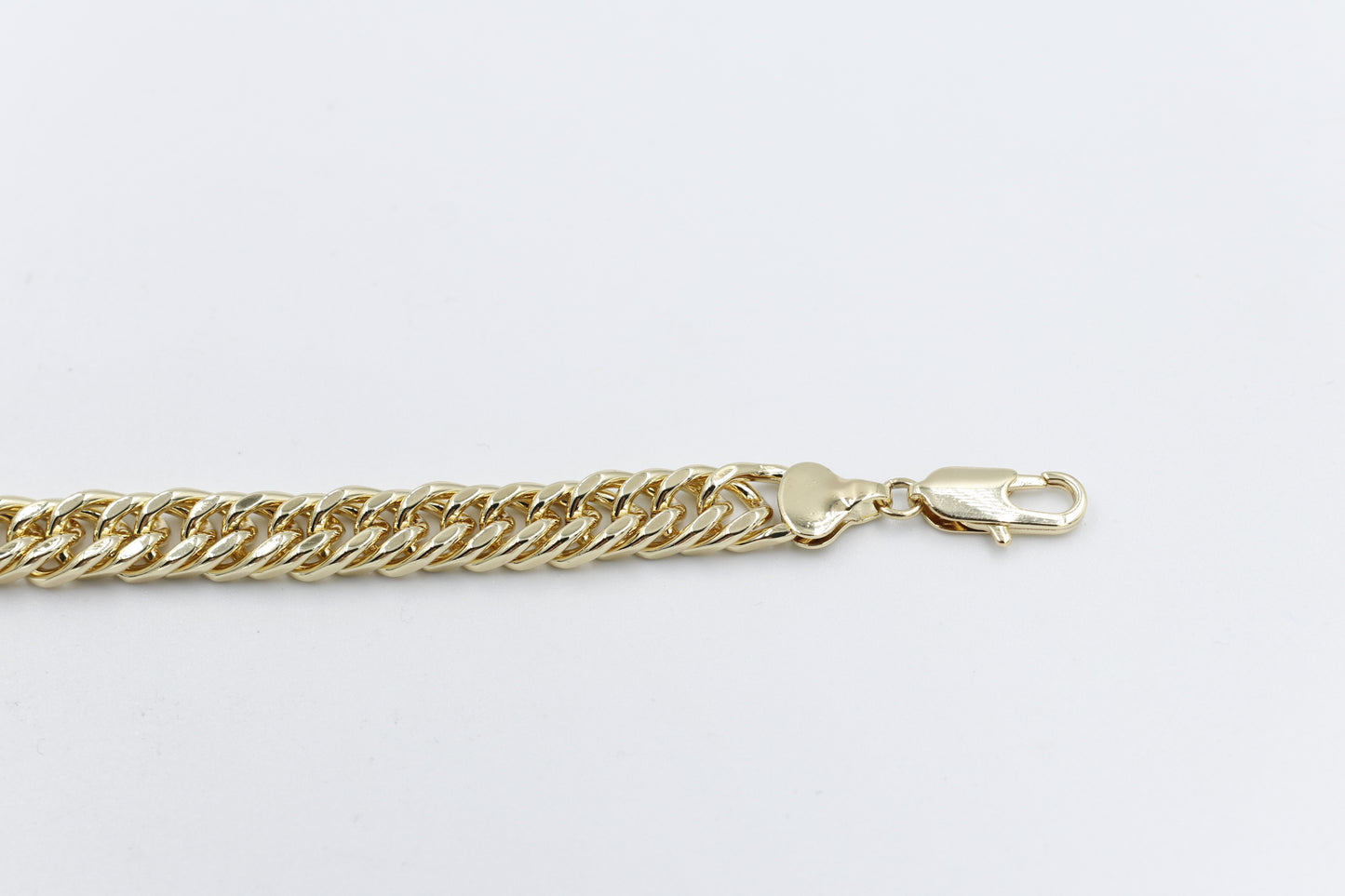 Gold Plated On steel Double Curb Bracelet T302506410