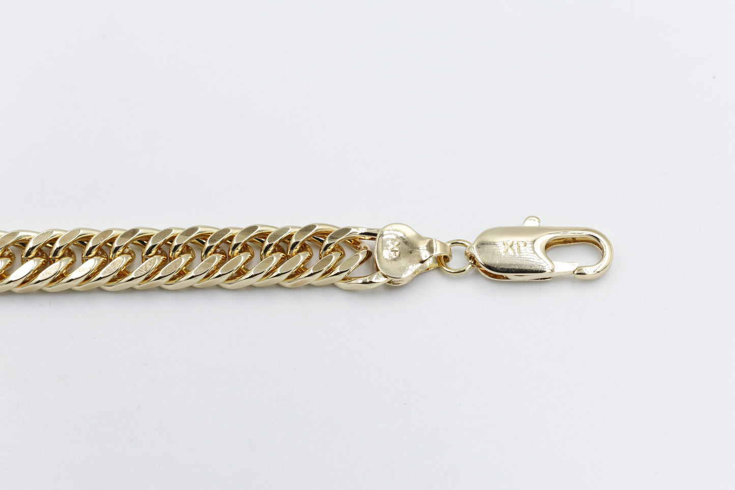 Gold Plated On steel Double Curb Bracelet T6530324