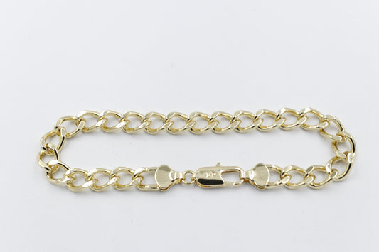 Gold Plated On steel Open Curb Bracelet T302706752
