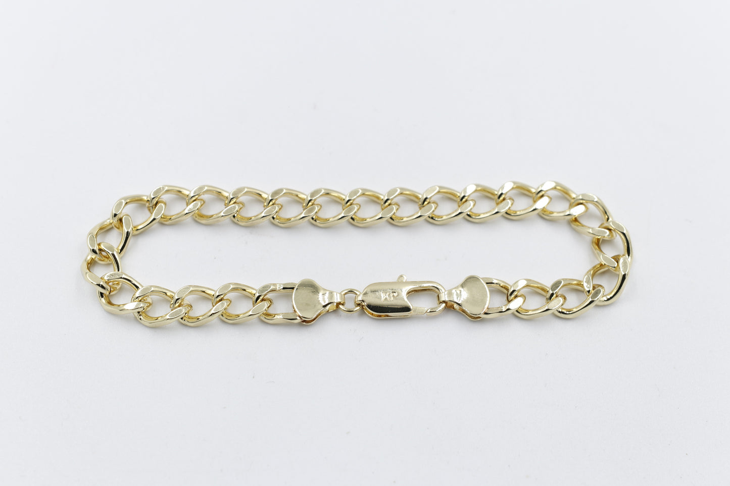 Gold Plated On steel Open Curb Bracelet T302706752