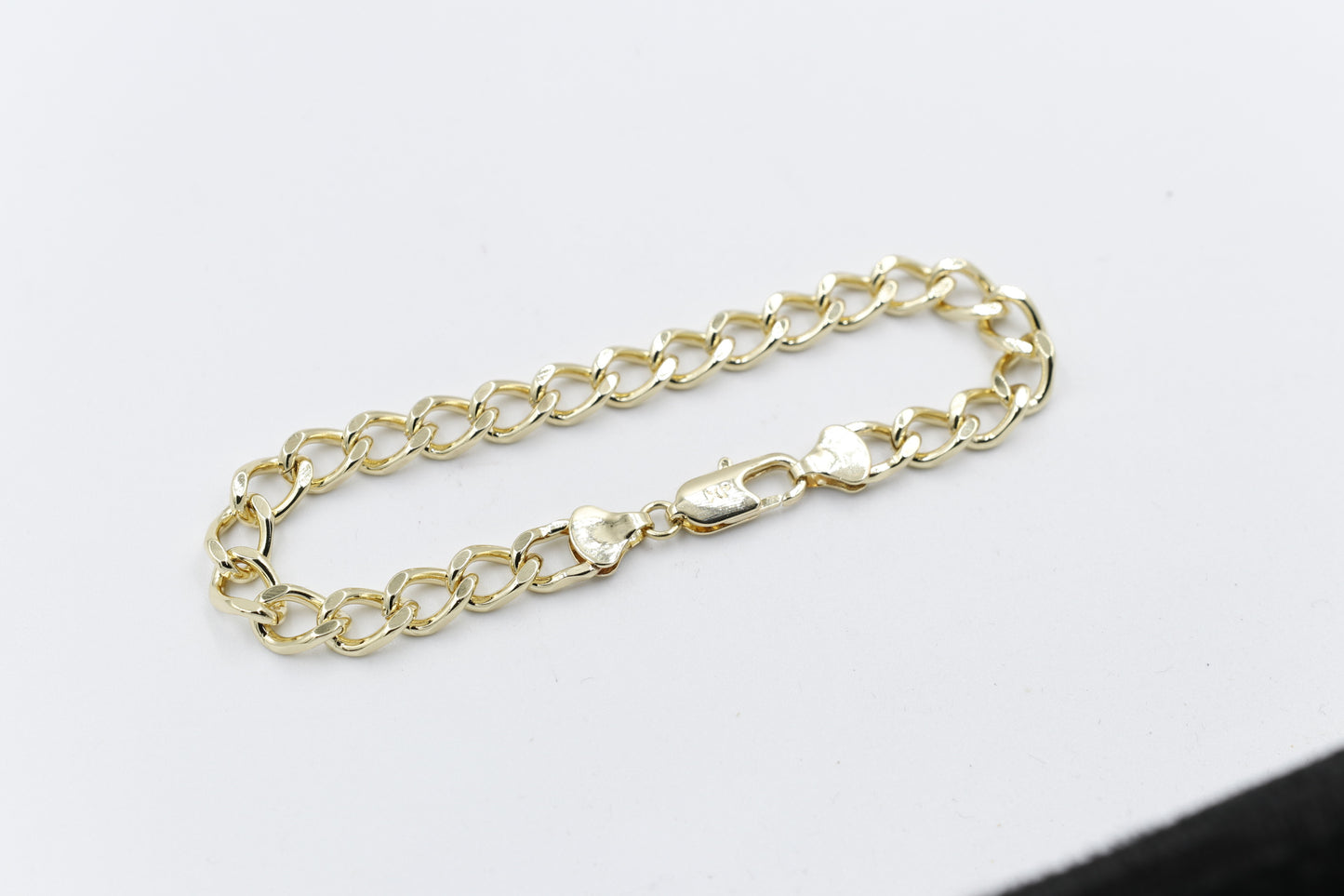 Gold Plated On steel Open Curb Bracelet T302706752