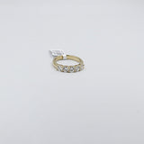 9ct Yellow Gold Lab Grown Diamond Set 5 stone Eternity TDW 1ct