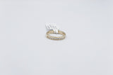 10ct Yellow Gold Lab Grown Diamond Eternity TDW 0.50ct