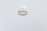 10ct Yellow Gold Lab Grown Emerald Cut Diamond Eternity TDW 1ct