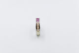 Stg Silver Multi Color CZ ring IRA201