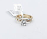 10ct Gold Lab Grown Round Diamond 2.22ct Ring with eternity