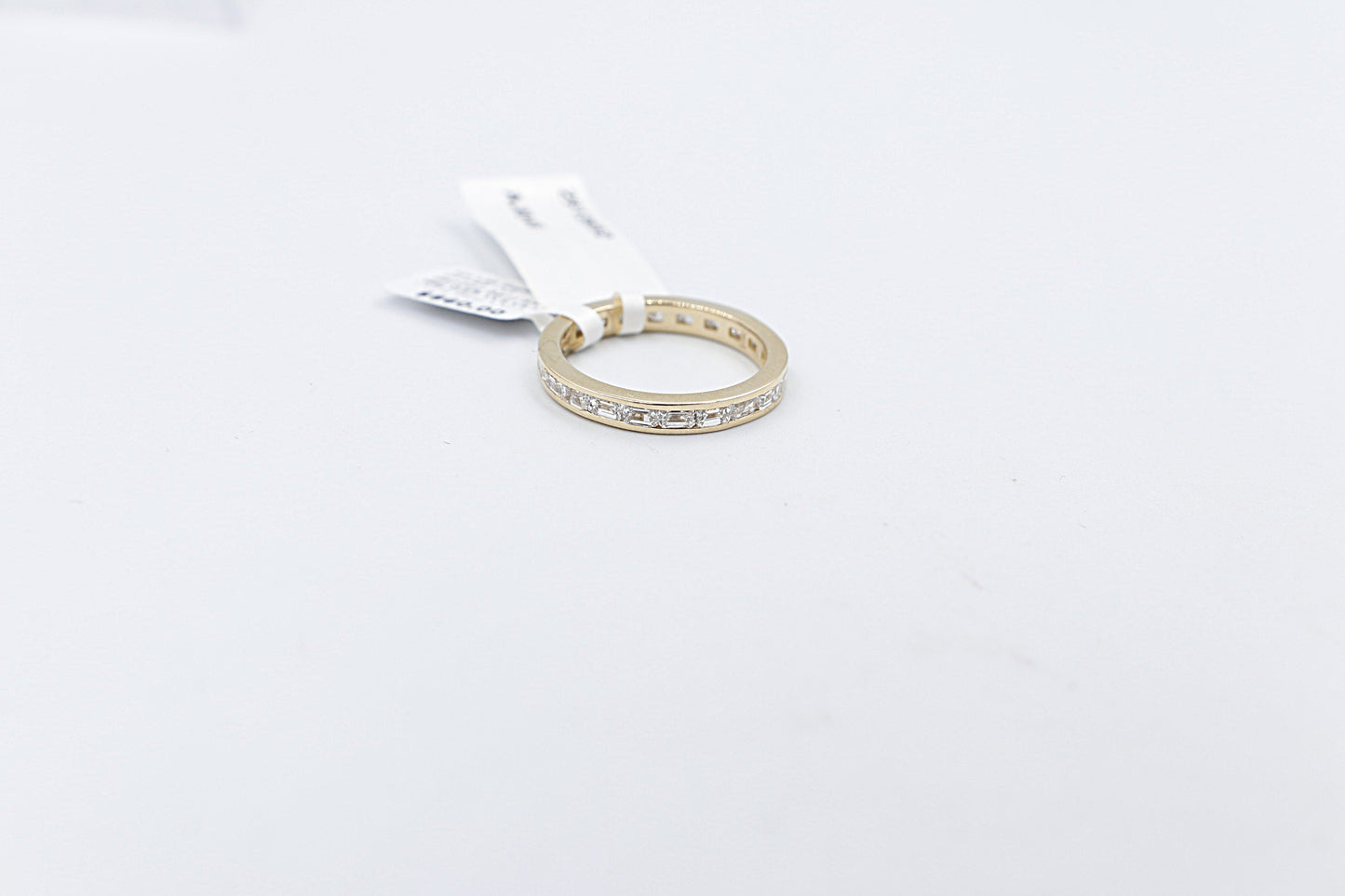 10ct Gold Lab Grown Emerald Cut Diamond ET all round 1.76ct