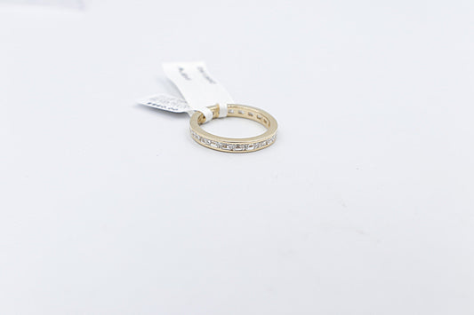 10ct Gold Lab Grown Emerald Cut Diamond ET all round 1.76ct