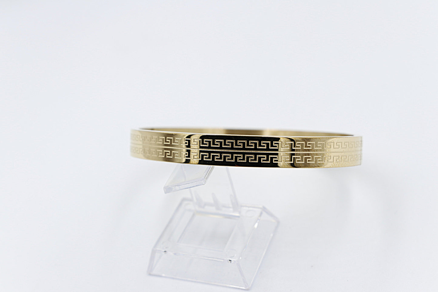 Gold Plated On steel Snap Bangle T311702404D