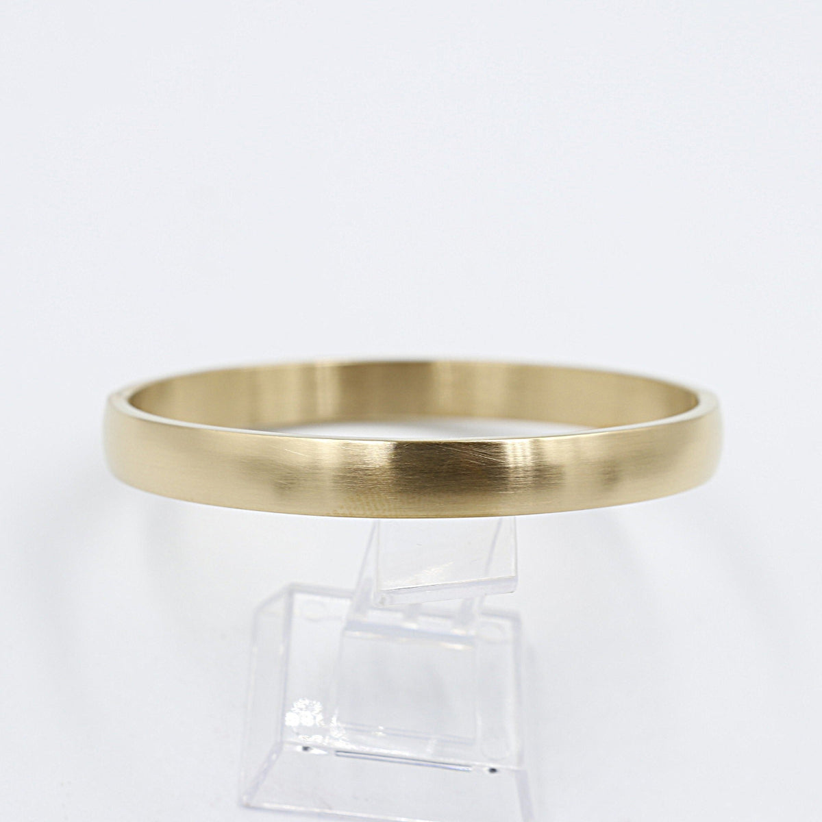 Gold Plated On steel Snap Bangle T311702404G
