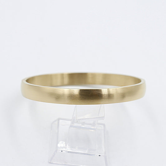 Gold Plated On steel Snap Bangle T311702404G
