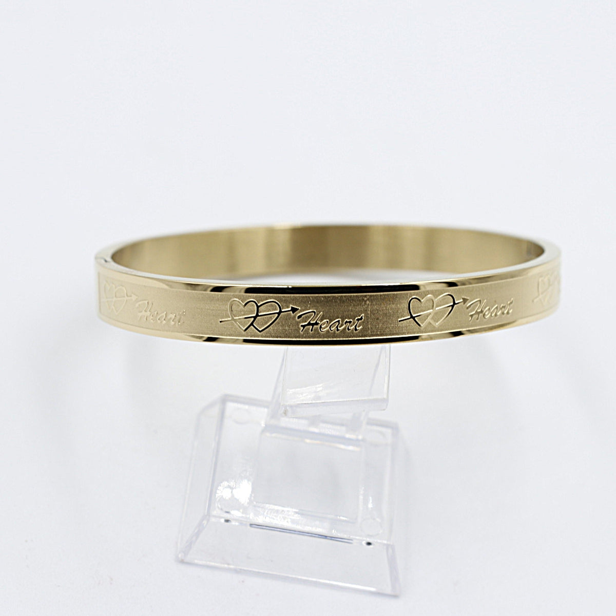 Gold Plated On steel Snap Bangle T311702404H