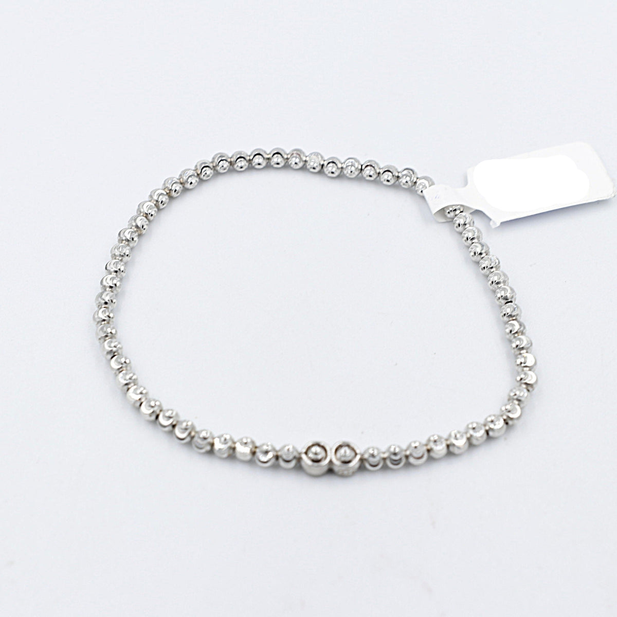 Stg Silver Bracelet stretchy IRA211