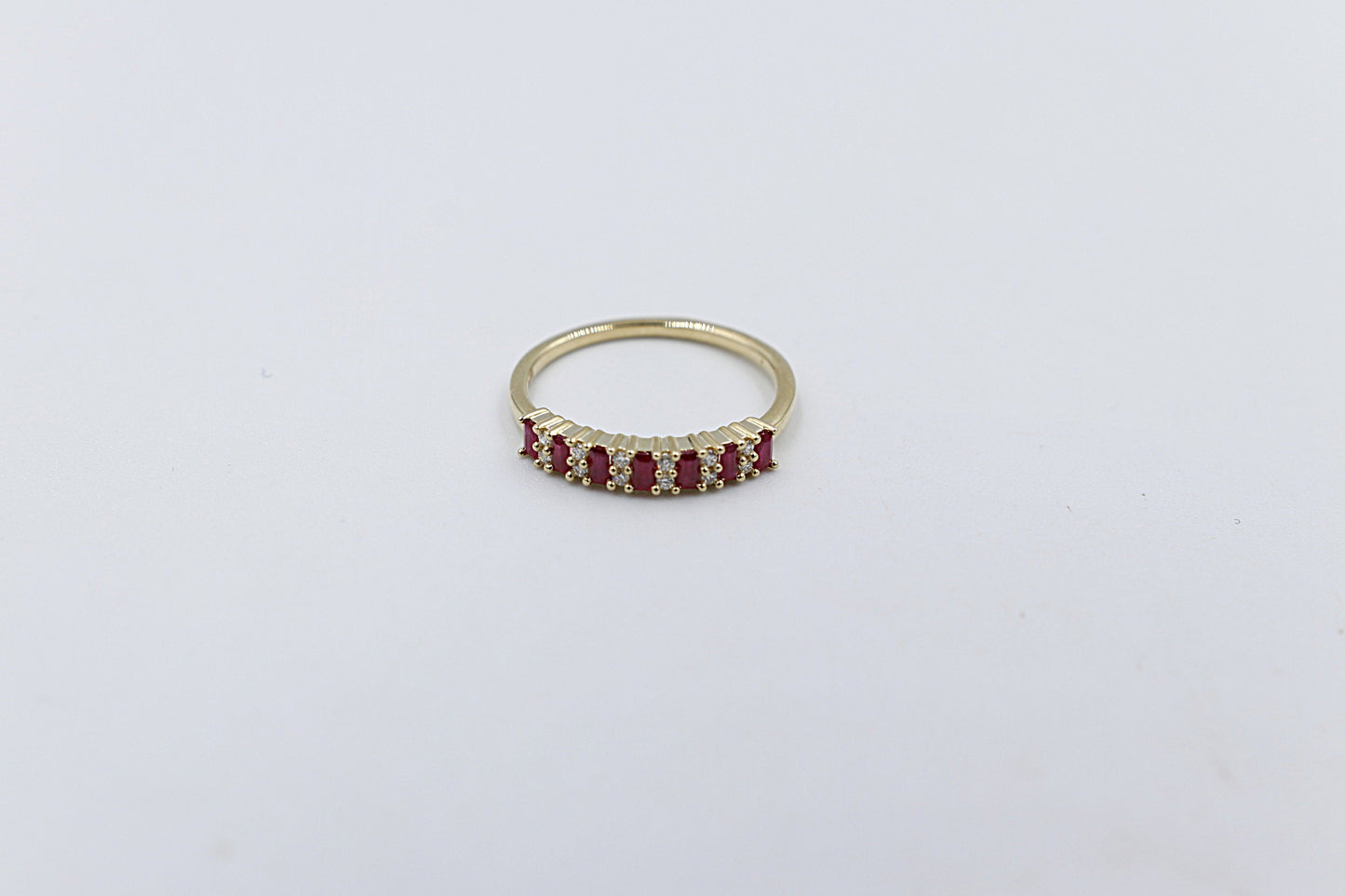 9ct Gold Ruby and Genuine Diamond ring SJAURG1066RU