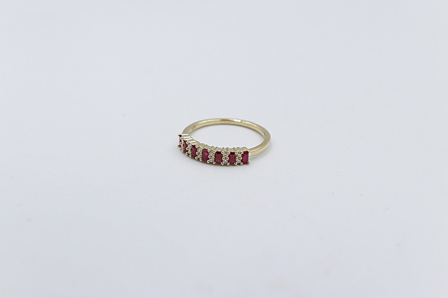 9ct Gold Ruby and Genuine Diamond ring SJAURG1066RU