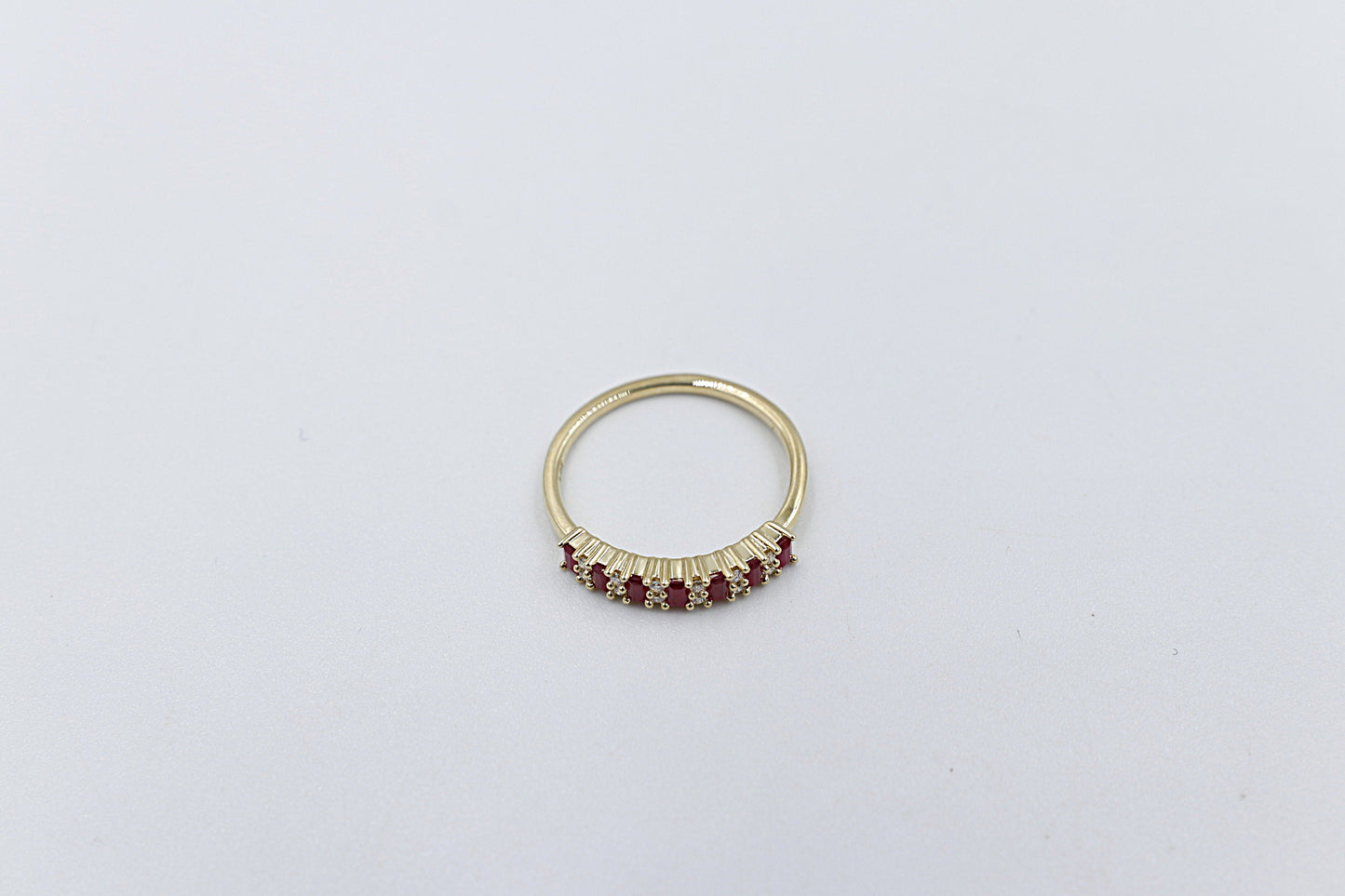 9ct Gold Ruby and Genuine Diamond ring SJAURG1066RU