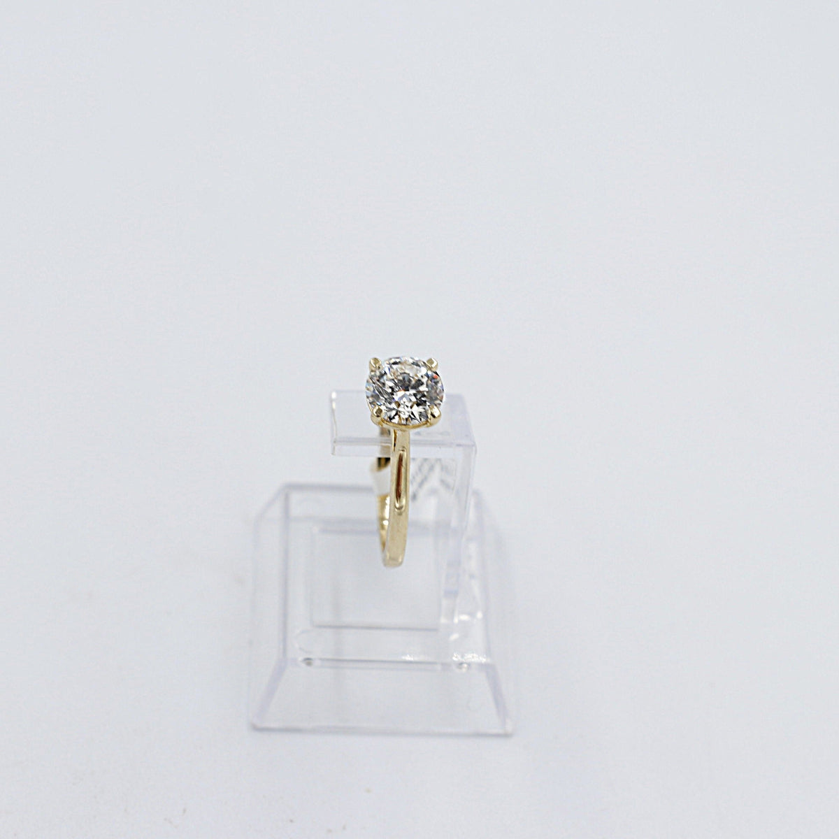 18K Gold Lab Grown 1.5ct Diamond Solitaire Ring 081-00584