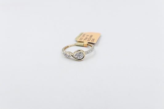 10K Yellow Gold Lab Diamond Dress Ring  LGR42969