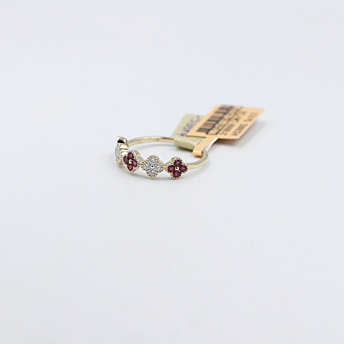 10K Yellow Gold Lab Diamond and Ruby LGR47182