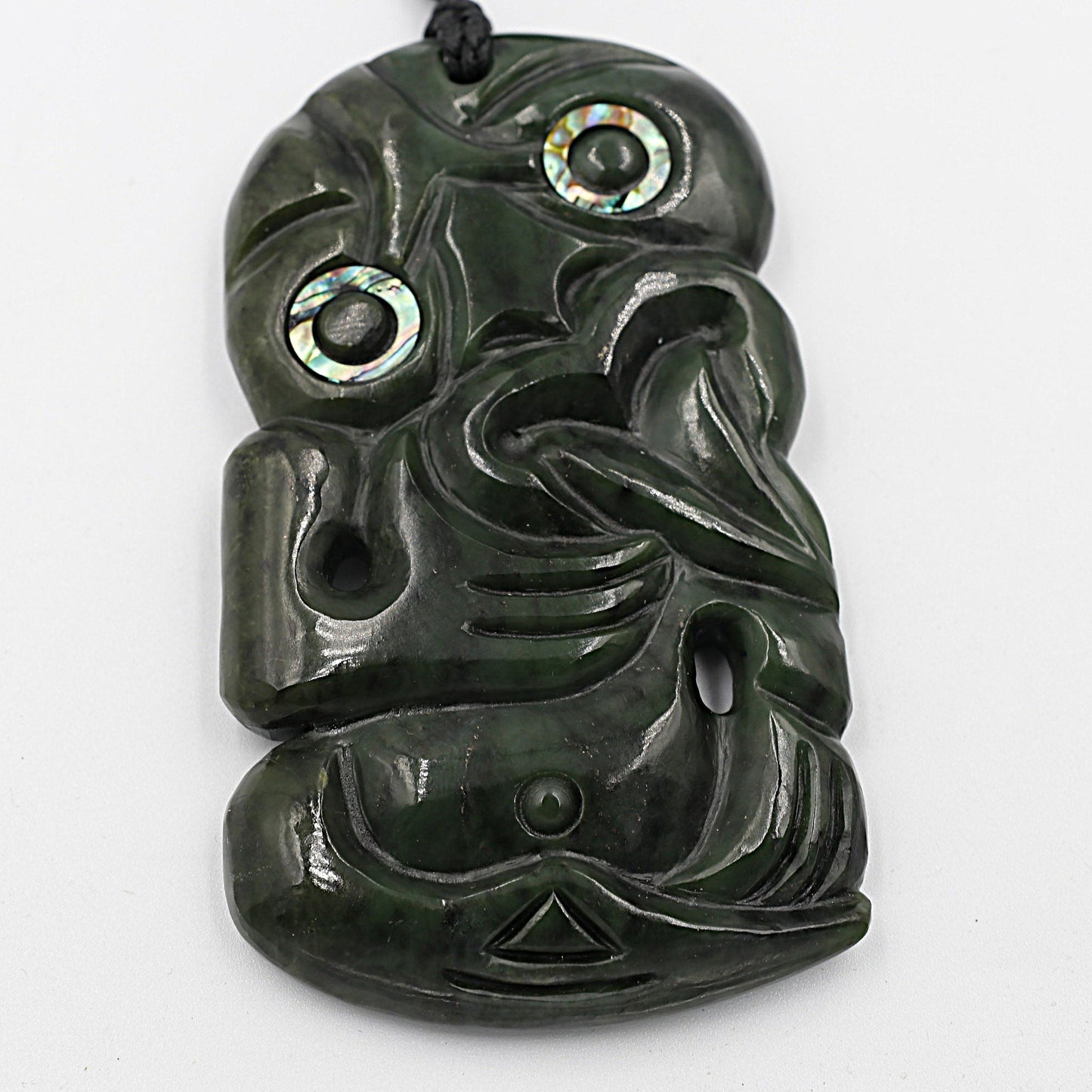 XL New Zealand Greenstone Hei Tiki 100mm HPTSPEC210