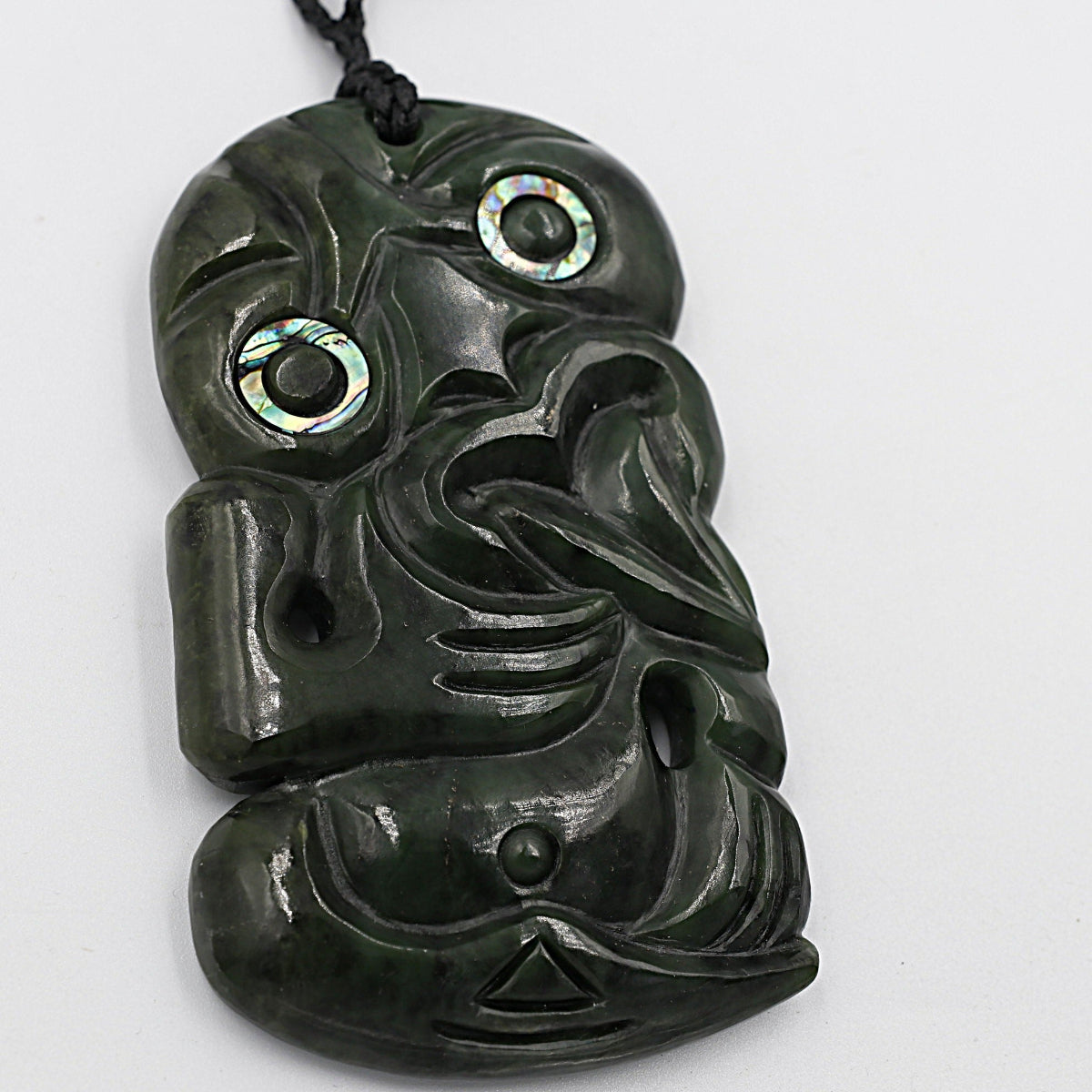 XL New Zealand Greenstone Hei Tiki 100mm HPTSPEC210