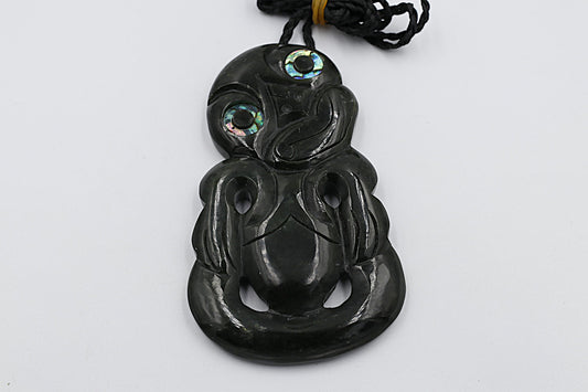 XL New Zealand Greenstone Hei Tiki 125mm HPTSPEC215