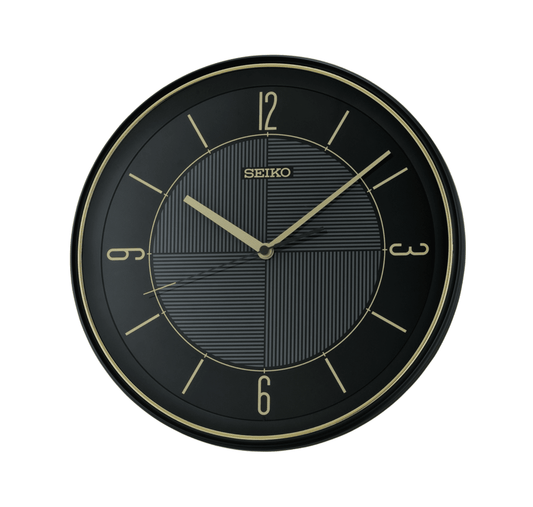 Seiko Black Wall Clock - QXA816-J