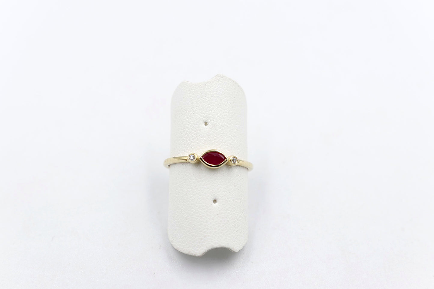 9ct Gold Genuine Ruby & Diamond ring SJAURG2876