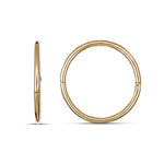 9ct Solid Hinged Sleepers 10mm SLE001-08C