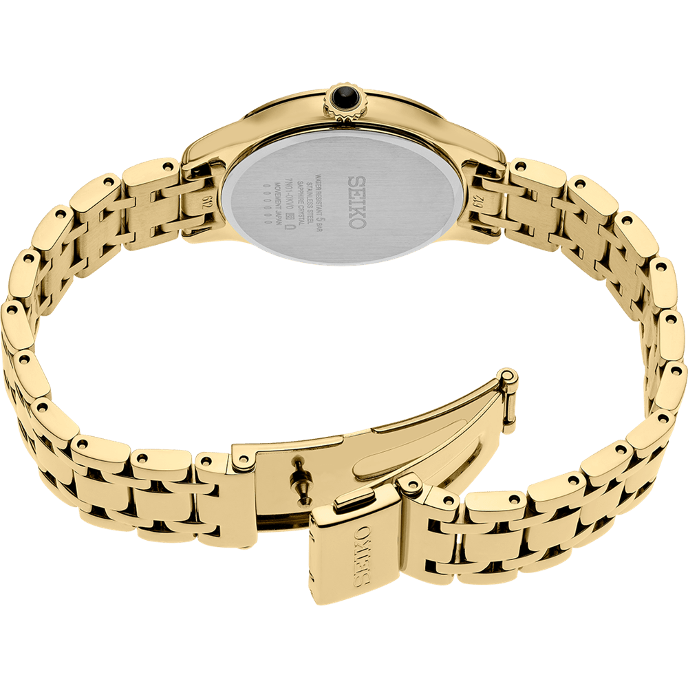 Seiko Ladies Conceptual Gold Watch - SRZ552P