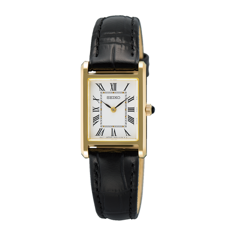 Seiko Ladies Leather strap Watch SWR108P