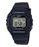 Casio Black Digital 50m WR Watch - W218H-1A