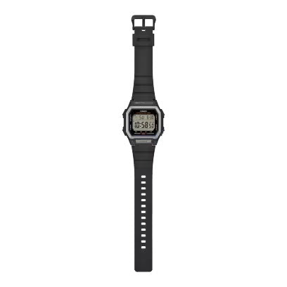 Casio Black Digital Vibrate Alarm Watch - W738H-1AV