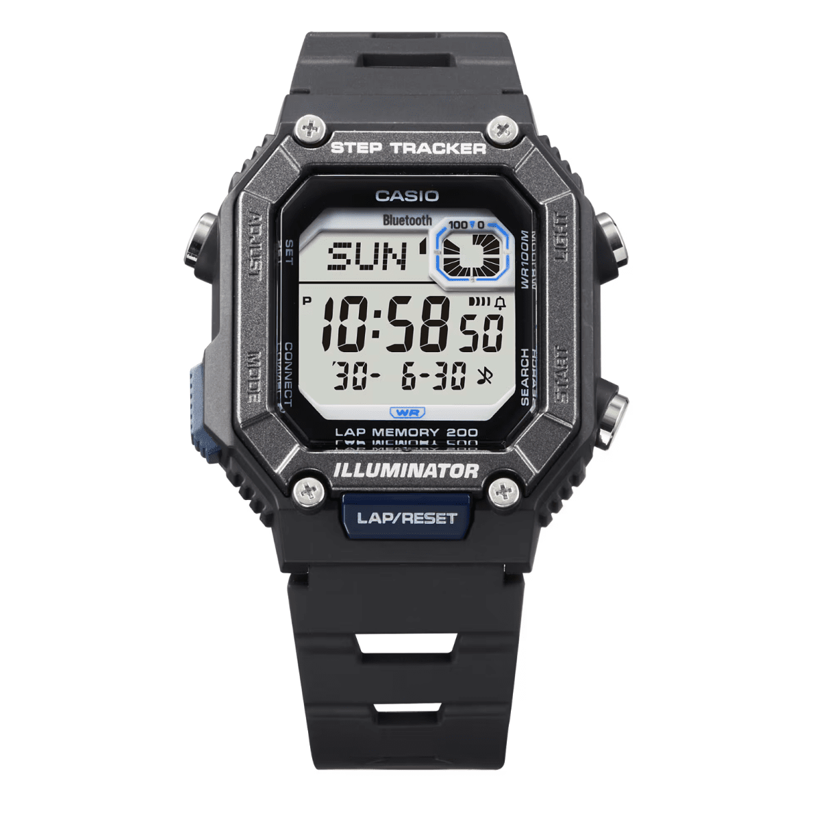 Casio Black Digital with Bluetooth pairing Watch- WS-B1000-1A