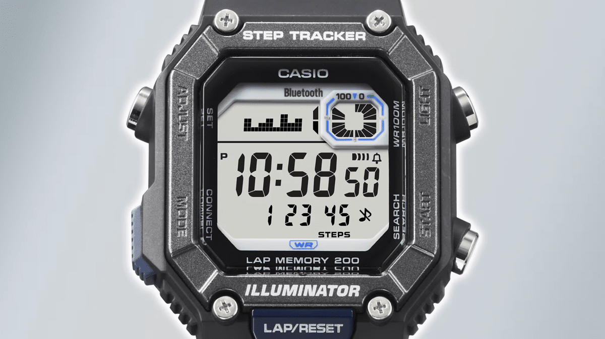 Casio Black Digital with Bluetooth pairing Watch- WS-B1000-1A