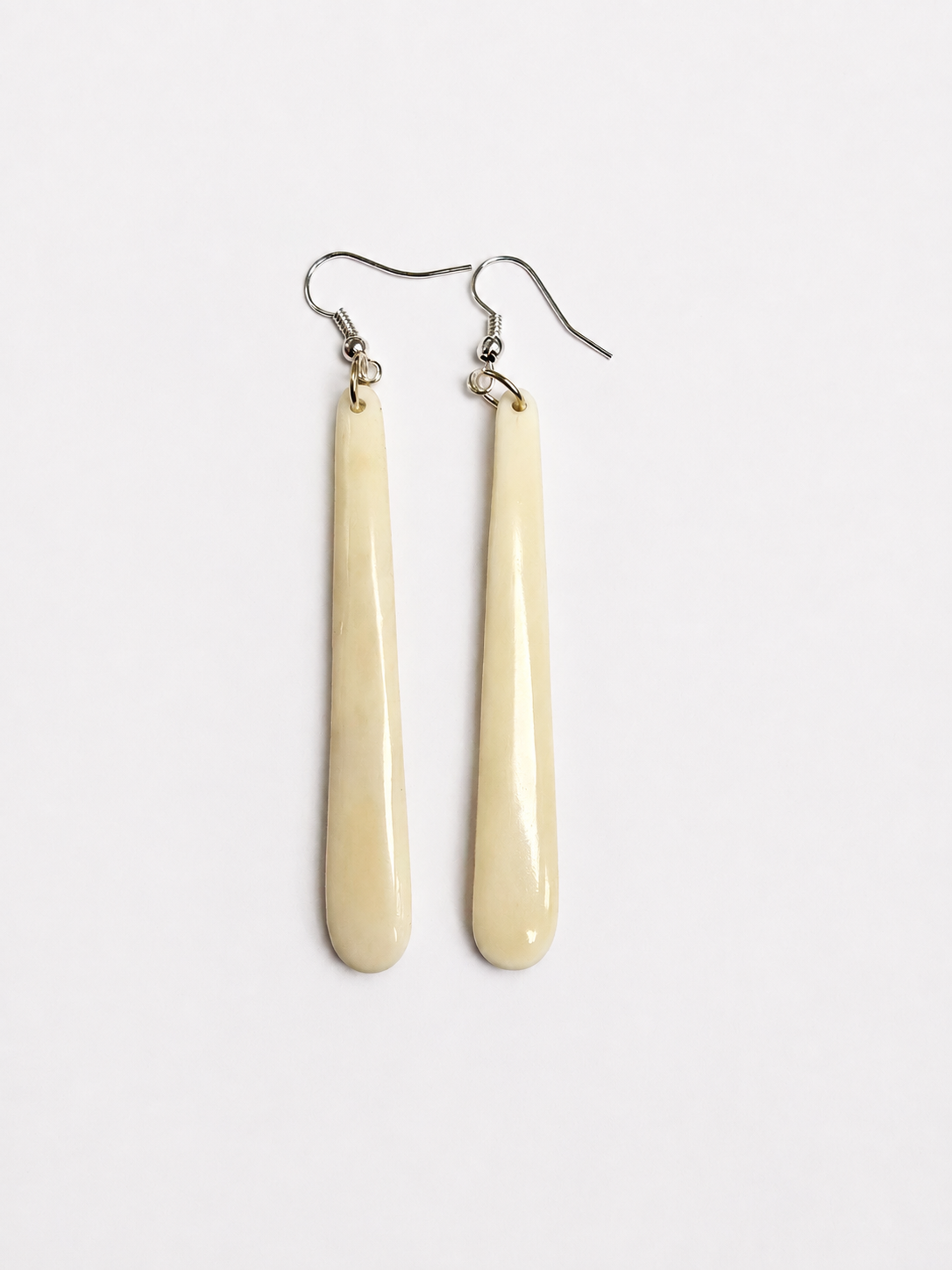 Bone Drop Earrings 62mm BA703A