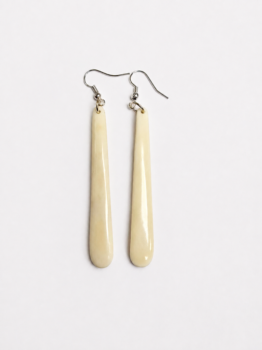 Bone Drop Earrings 62mm BA703A