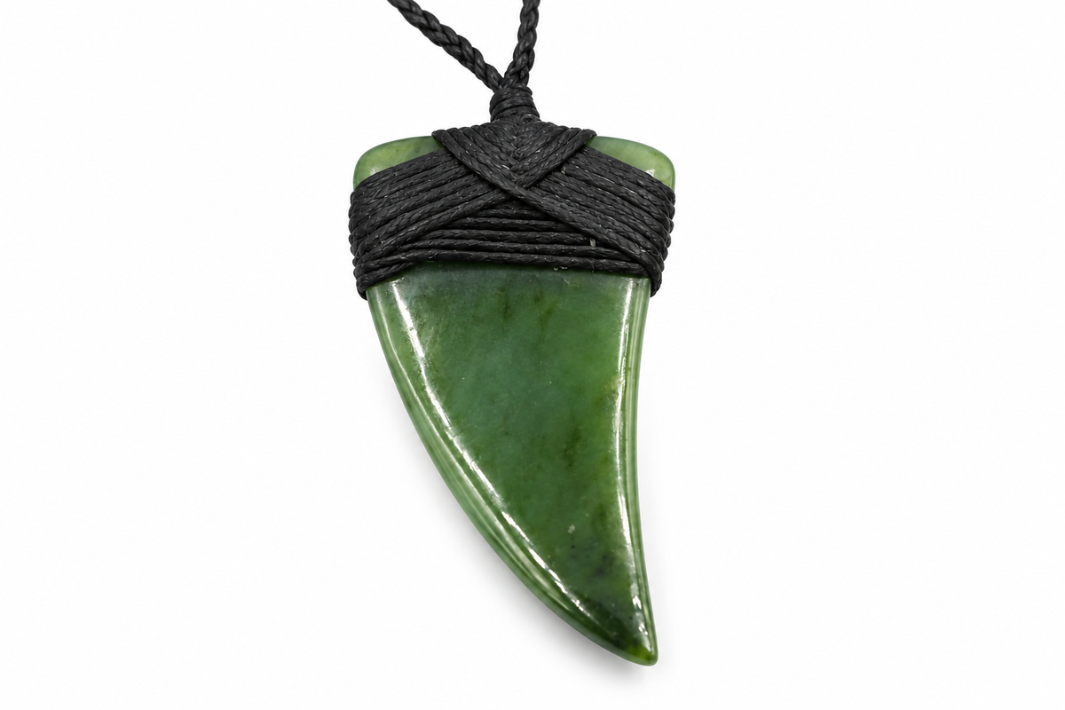 New Zealand Greenstone Tooth Toki 8290555
