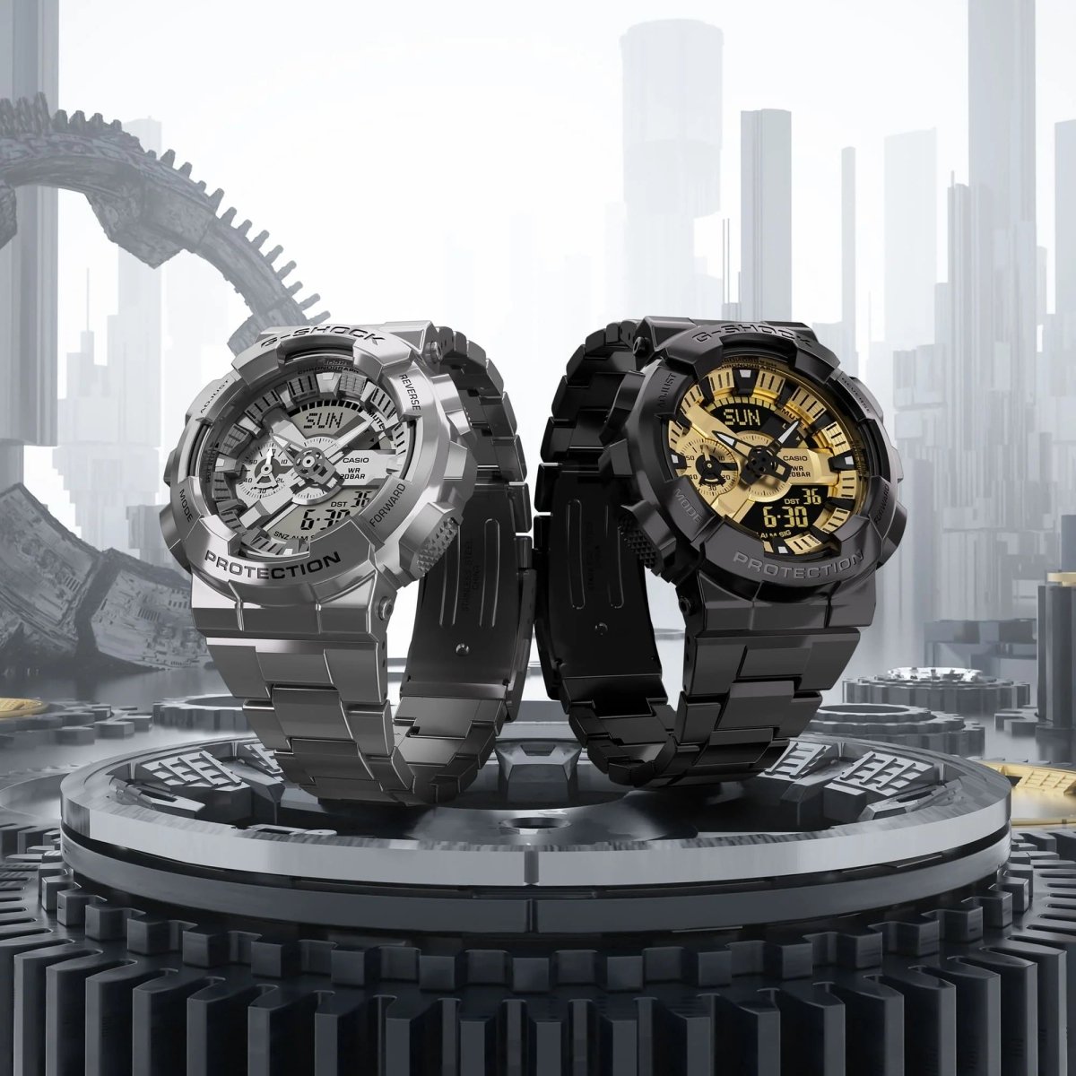 G Shock GM110BD-1A9 withg Metal Strap