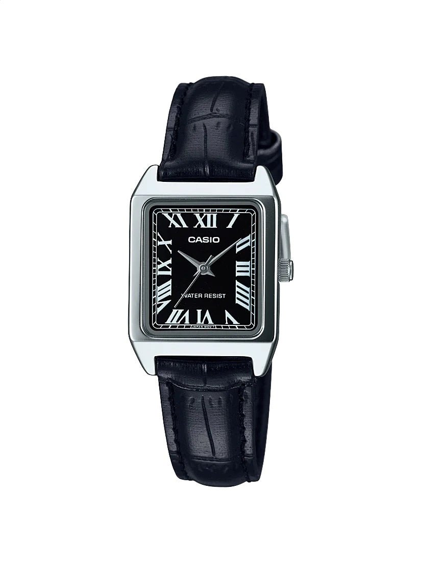 Casio Ladies Silver Standard Analogue Watch - LTP-V007L-1B